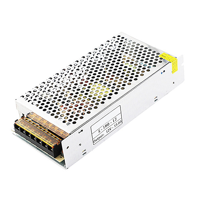 180W 15A 18CH DC12V Output Switch Mode CCTV Distribution Box Portable Power Supply For IR Camera Monitoring Equipment LED Tape Lights 180W 15A 18CH DC12V Output Switch Mode CCTV Distribution Box Portable Power Supply For IR Camera Monitoring Equipment LED Tape Lights